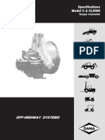 Specifications Model C & CL9000: Off-Highway Systems