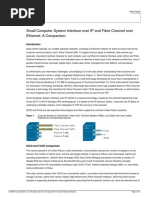 Small Computer System Interface Over IP and Fibre Channel Over Ethernet: A Comparison