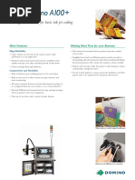 The Domino A100+: Setting The Standard For Basic Ink Jet Coding