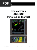 GTN 6Xx/7Xx Aml STC Installation Manual: 190-01007-A3 December 2012 Revision 4