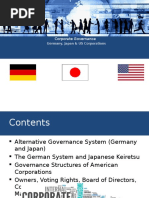 Corporate Governance: Germany, Japan & US Corporations