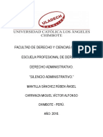 El Silencio Administrativo Perú