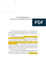 A Sociolinguística - Uma Nova Maneira de Ler o Mundo