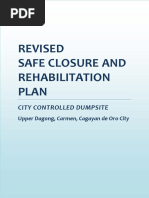 Safe Closure and Rehabilitation Plan of CDO City - Controlled Dumpsite