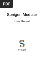 Son I Gen Modular User Manual