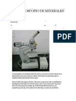 Microscoscopio de Minerales Opacos