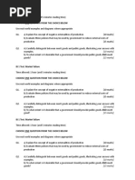 Market Failure Essay Questions - Set 2