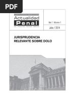 Jurisprudencia Relevante Sobre Dolo PDF