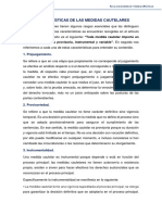 Características de Las Medidas Cautelares PDF