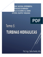 Tema 5 - Turbinas Hidráulicas