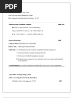 Prateek Shujja CV