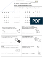 Repaso de Sumas y Restas Con y Sin Reagrupación Segundos