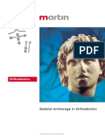 Skeletal Anchorage in Orthodontics