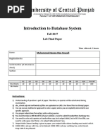 Lab Final Solution