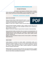 Conceptos Basicos de Administracion 3 Ptos