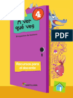 Libro Ver Que Ves de Santillana 4° Básico