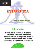 1.1 - Apresentação ESTATÍSTICA - PPT Atual