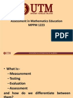 What Is Measurement, Testing, Evaluation and Assessment Sem II Sesi 2016-2017