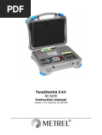 Teraohmxa 5 KV: Instruction Manual