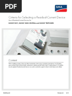 Criteria For Selecting A Residual-Current Device: Content