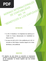 NIC-19-Beneficios A Los Empleados