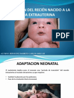 Adaptacion Del Recien Nacido A La Vida Extrauterina