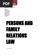 UST Persons and Family Relations Digest