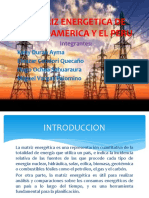 Matriz Energetica en Latinoamerica y El Peru