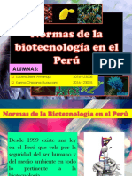 Normas de Biotecnología en El Perú Seminario 9