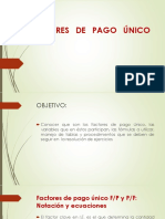 1 Factores de Pago Único