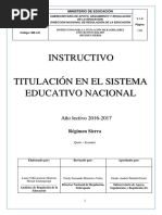 Instructivo Titulación Sierra 2016-2017