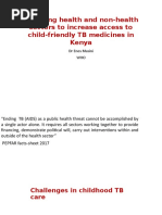 DR Enos Masini's Presentation On Inter-Sectoral Response To Increase Access To Child-Friendly TB Meds: SDM Health Justice Lecture, July 2017