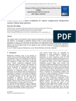 Experimental Performance Evaluation of Vapour Compression Refrigeration System Without Nano Particles