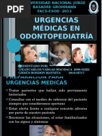 Urgencias Medicas en Odontopediatria