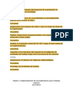 Diseno e Implementacion Del Programa de Capacitacion en Seguridad y Salud en El Trabajo