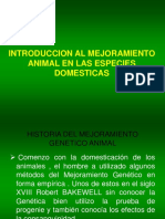 Introduccion y Importancia Mejoramiento Animal