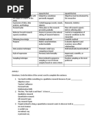 Sample Offline Quiz