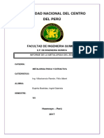 Informe de Metalurgia Del Zinc