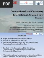 Module 2 - Conventional and Customary International Aviation Law