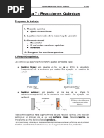 Tema 7 Reacciones Químicas