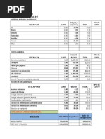 Ejercicio Costos Estado de Resultados Proyectado y VAN Jun2017