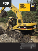 Caterpillar 325C L - Specifications - HEHH2733-3 (01-2005)