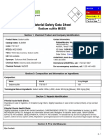 MSDS Na2SO3