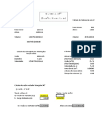 Planilha de Calculos Diversos - Thiago