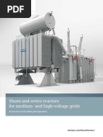 Brochure - Shunt-And-Series-Reactors For Medium - and High-Voltage Grids PDF