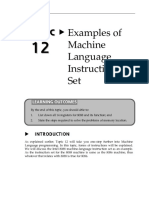 Examples of Machine Language Instruction Set