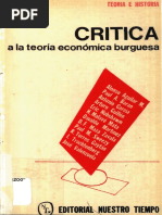 Critica Teoria Economica Burguesa