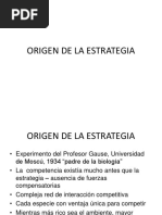 Origen de La Estrategia