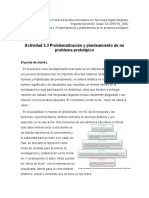 Problematización y Planteamiento de Mi Problema Prototípico