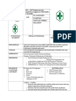 SOP Pegawasan Dan Pengendalian Penggunaan Obat Psikotropika & Narkotika